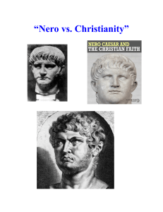 Nero vs. Christianity - False Doctrines Of Man