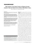 Meta-analysis of Oral Triptan Therapy for Migraine: Number Needed