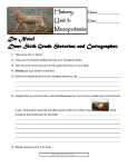 History Unit 3: Mesopotamia Do Now! Dear Sixth Grade Historian