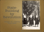 State- Building by Revolution