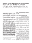 Histologic Grading of Breast Cancer: Linkage of Patient