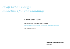 Draft Urban Design Guidelines for Tall Buildings
