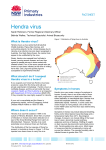 Hendra Virus Primefact 970