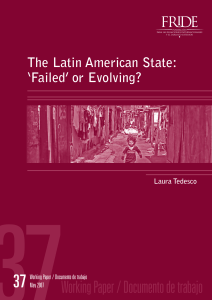 The Latin American State: "Failed" or Evolving?
