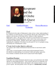 Shakespeare and the Old Globe Web Quest