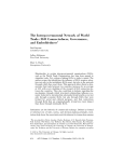 The Intergovernmental Network of World Trade: IGO Connectedness