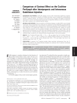 Comparison of Contrast Effect on the Cochlear Perilymph after