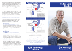 Prostate Gland Disorders