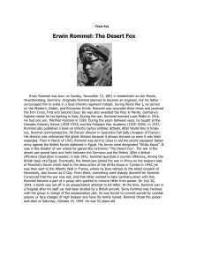 Erwin Rommel: The Desert Fox