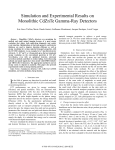 R11-24 Simulation and Experimental Results on Monolithic