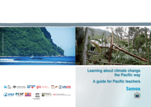 Learning about climate changethe Pacific way