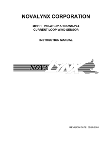 200-WS-22 Instruction Manual
