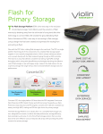 Flash for Primary Storage