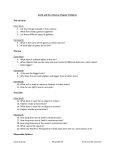 Earth and the Universe Chapter Problems The Universe Class Work