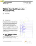 PMSM electrical parameters measurement