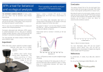 Analyzing flowers using ATR