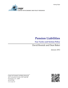 Pension Liabilities: Fear Tactics and Serious Policy