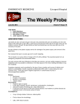 The Weekly Probe - Emergency Medicine Education