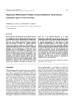 Hepatocyte differentiation initiates during