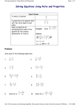Ratio and Proportion Questions