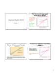 Keynesian System Part III The Keynesian Aggregate Expenditure