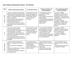 Year 6 History Assessment Criteria