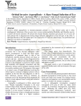 Orbital Invasive Aspergillosis - A Rare Fungal Infection of Eye