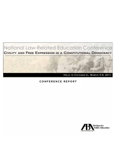 CONFERENCE REpORt - American Bar Association