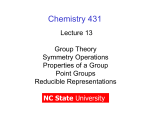 Chemistry 431 - NC State University