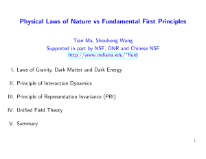 Physical Laws of Nature vs Fundamental First Principles