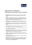 English Language Help Sheet