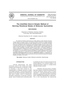 View PDF - Oriental Journal of Chemistry