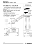 8K x 8 Bit Fast Static RAM MCM6264C