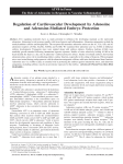 Regulation of Cardiovascular Development by Adenosine and