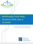 Multimedia Tools Help Students Think Like a Scientist