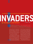 Invaders and the Body`s Defenses