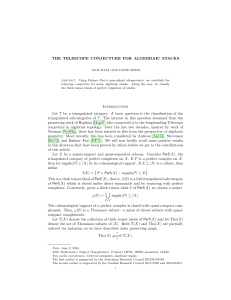 THE TELESCOPE CONJECTURE FOR ALGEBRAIC STACKS