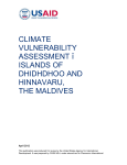 climate vulnerability assessment – islands of dhidhdhoo and