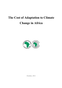 The Cost of Adaptation to Climate Change in Africa