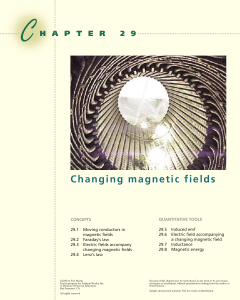 Changing magnetic fields - Interactive Learning Toolkit