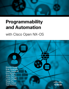 Programmability and Automation with Cisco Open NX-OS