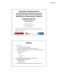 Population Displacements Associated with Environmentally