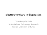 Electrochemistry in diagnostics