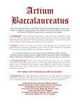 artium baccalaureatus - Department of Classics