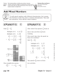 Add Mixed Numbers - MathCoach Interactive