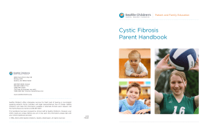 Cystic Fibrosis Parent Handbook