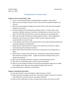 Reading Exam #3 Study Guide