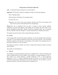 Measurement of Thermal Conductivity Aim