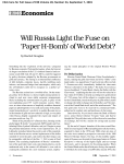 Will Russia Light the Fuse on `Paper H
