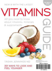 The Vitamins Guide – mini eBook